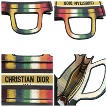 Load image into Gallery viewer, Christian Dior Book Tote Fabric Tote Bag Multicolor
