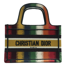 Load image into Gallery viewer, Christian Dior Book Tote Fabric Tote Bag Multicolor
