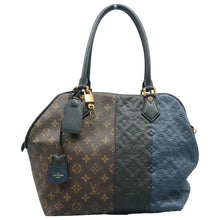 Load image into Gallery viewer, Louis Vuitton  Monogram Blocks Stripes Medium Bag Marine Satchel Bag
