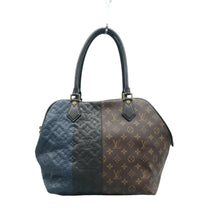 Load image into Gallery viewer, Louis Vuitton  Monogram Blocks Stripes Medium Bag Marine Satchel Bag
