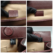 Load image into Gallery viewer, Gucci Ophidia Leather Crossbody Bag Maroon
