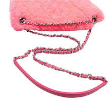 Load image into Gallery viewer, CHANEL Classic Flap Jumbo Shearling Fur Shoulder Bag Pink
