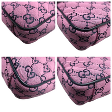 Load image into Gallery viewer, GUCCI GG Marmont Canvas Shoulder Bag Pink
