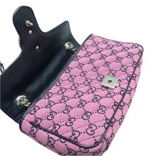 Load image into Gallery viewer, GUCCI GG Marmont Canvas Shoulder Bag Pink
