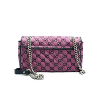 Load image into Gallery viewer, GUCCI GG Marmont Canvas Shoulder Bag Pink
