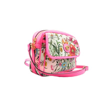 Load image into Gallery viewer, Gucci Flora Floral Canvas Shoulder Bag White
