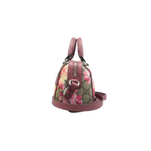 Load image into Gallery viewer, Gucci Floral Blooms Small GG Supreme Monogram Boston Bag Beige
