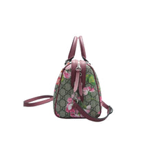 Load image into Gallery viewer, Gucci Boston Blooms Canvas Satchel Bag Bicolor
