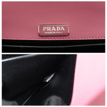 Load image into Gallery viewer, PRADA Cahier Leather Shoulder Bag Pink
