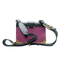 Load image into Gallery viewer, PRADA Cahier Leather Crossbody Bag Pink
