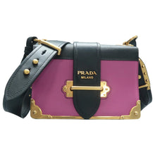 Load image into Gallery viewer, PRADA Cahier Leather Shoulder Bag Bicolor
