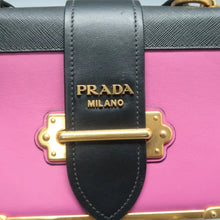 Load image into Gallery viewer, PRADA Cahier Leather Shoulder Bag Bicolor
