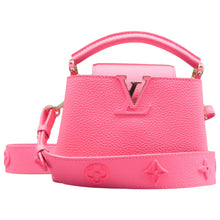 Load image into Gallery viewer, Louis Vuitton Capucines Mini Leather Satchel Bag Pink
