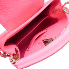 Load image into Gallery viewer, Louis Vuitton Capucines Mini Leather Satchel Bag Pink
