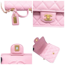 Load image into Gallery viewer, CHANEL School Memory Leather Satchel Bag Pink
