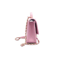 Load image into Gallery viewer, CHANEL School Memory Leather Satchel Bag Pink
