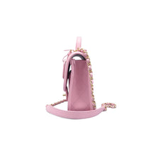 Load image into Gallery viewer, CHANEL School Memory Leather Satchel Bag Pink
