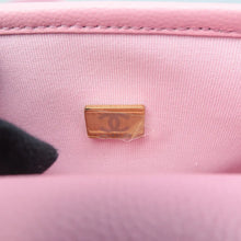 Load image into Gallery viewer, CHANEL School Memory Leather Satchel Bag Pink
