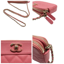 Load image into Gallery viewer, Chanel Leather Shoulder Bag Pink
