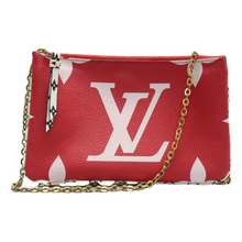 Load image into Gallery viewer, Louis Vuitton Double zip Monogram Canvas Shoulder Bag Bicolor

