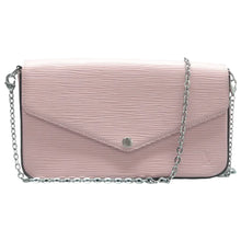 Load image into Gallery viewer, Louis Vuitton Pochette Felicie Leather Crossbody Bag Pink
