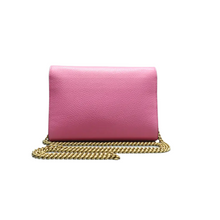 Load image into Gallery viewer, GUCCI GG Marmont Chain Wallet Leather Shoulder Bag Pink
