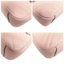 Load image into Gallery viewer, Gucci GG Marmont Flap Leather Shoulder Bag Pink
