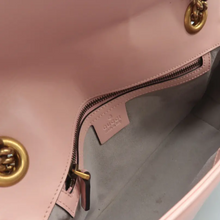 Load image into Gallery viewer, Gucci GG Marmont Flap Leather Shoulder Bag Pink
