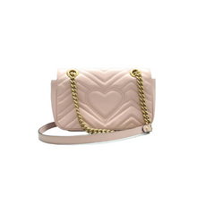 Load image into Gallery viewer, GUCCI GG Marmont Leather Satchel Bag Pink
