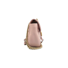 Load image into Gallery viewer, Gucci GG Marmont Flap Leather Shoulder Bag Pink
