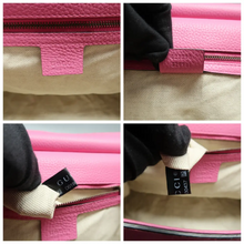 Load image into Gallery viewer, GUCCI GG Marmont Leather Satchel Bag Pink
