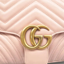 Load image into Gallery viewer, Gucci GG Marmont Leather Shoulder Bag Pink
