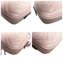 Load image into Gallery viewer, Gucci GG Marmont Leather Crossbody Bag Pink
