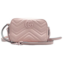 Load image into Gallery viewer, Gucci GG Marmont Leather Crossbody Bag Pink
