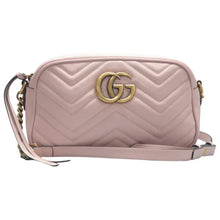 Load image into Gallery viewer, Gucci GG Marmont Leather Crossbody Bag Pink
