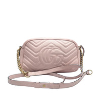 Load image into Gallery viewer, Gucci GG Marmont Leather Crossbody Bag Pink
