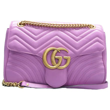 Load image into Gallery viewer, GUCCI GG Marmont Leather Shoulder Bag Pink
