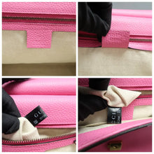 Load image into Gallery viewer, GUCCI GG Marmont Leather Satchel Bag Pink
