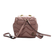 Load image into Gallery viewer, GUCCI GG Marmont Leather Backpack Pink
