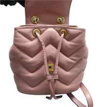 Load image into Gallery viewer, GUCCI GG Marmont Leather Backpack Pink
