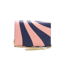 Load image into Gallery viewer, GUCCI Strawberry Swirl Print Leather Shoulder Bag Pink/Purple
