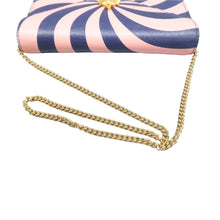 Load image into Gallery viewer, GUCCI Strawberry Swirl Print Leather Shoulder Bag Pink/Purple
