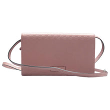 Load image into Gallery viewer, Gucci Wallet on Strap Leather Crossbody Bag Pink
