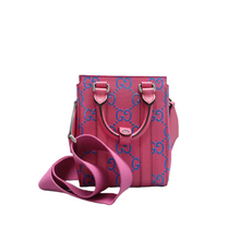 Load image into Gallery viewer, GUCCI Leather Satchel Bag Fuchsia Pink
