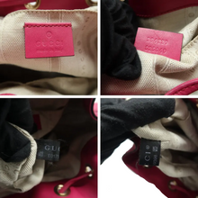 Load image into Gallery viewer, Gucci Leather Shoulder Bag Fuchsia Pink
