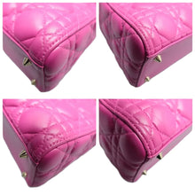 Load image into Gallery viewer, Christian DIOR Lady Dior Leather Satchel Bag Pink
