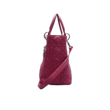 Load image into Gallery viewer, Christian Dior Lady Dior Leather Satchel Bag Pink
