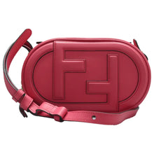 Load image into Gallery viewer, FENDI O&#39;Lock Leather Shoulder Bag Pink
