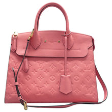 Load image into Gallery viewer, Louis Vuitton Pont Neuf MM Empreinte Leather Tote Shoulder Bag Pink
