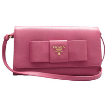 Load image into Gallery viewer, PRADA Bow Leather Shoulder Bag Pink
